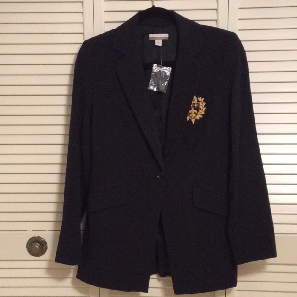 Andrea Behar BOSTON PROPER Black Blazer Size 6